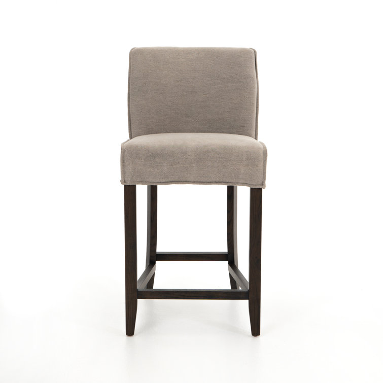 Four Hands Aria Heather Twill Stone Counter Stool Perigold